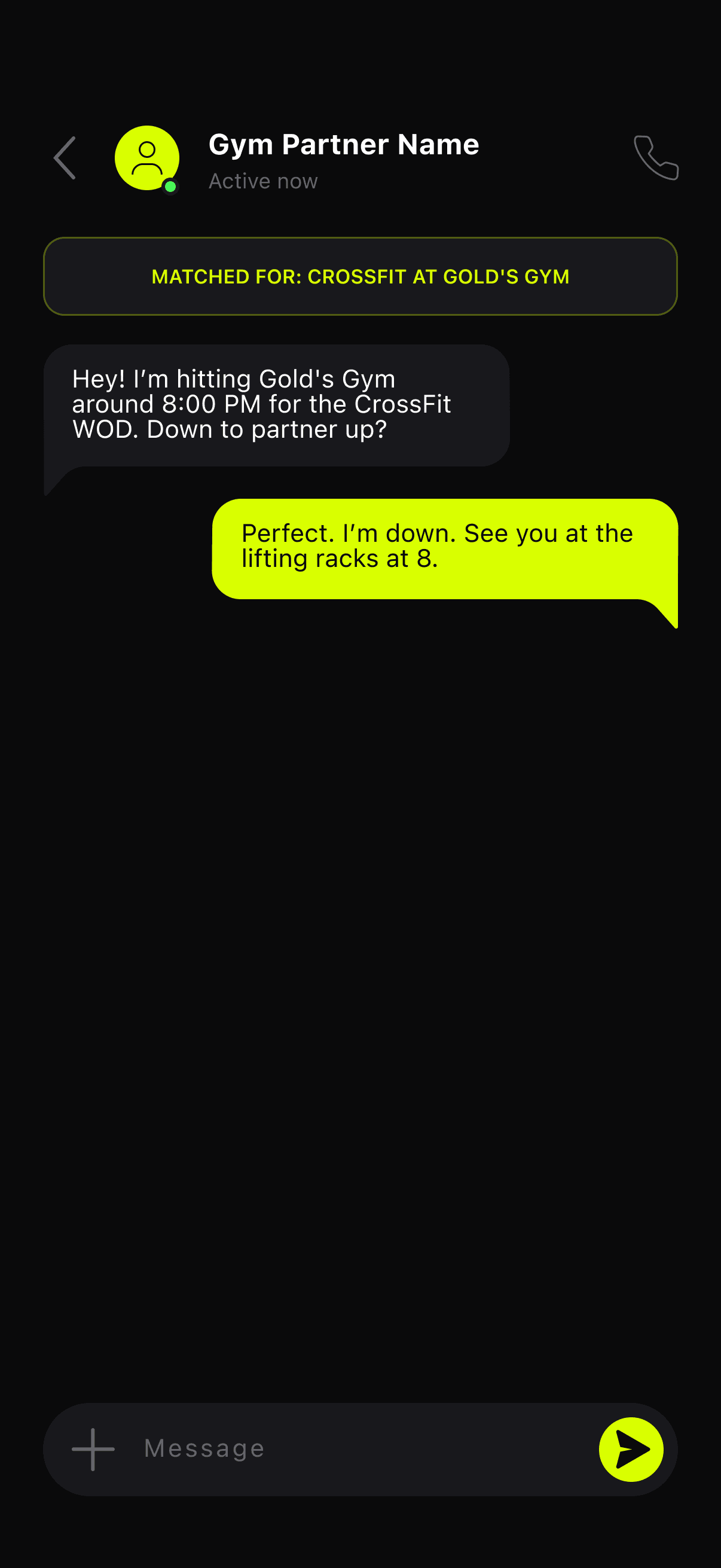 Lightweight Chat UI