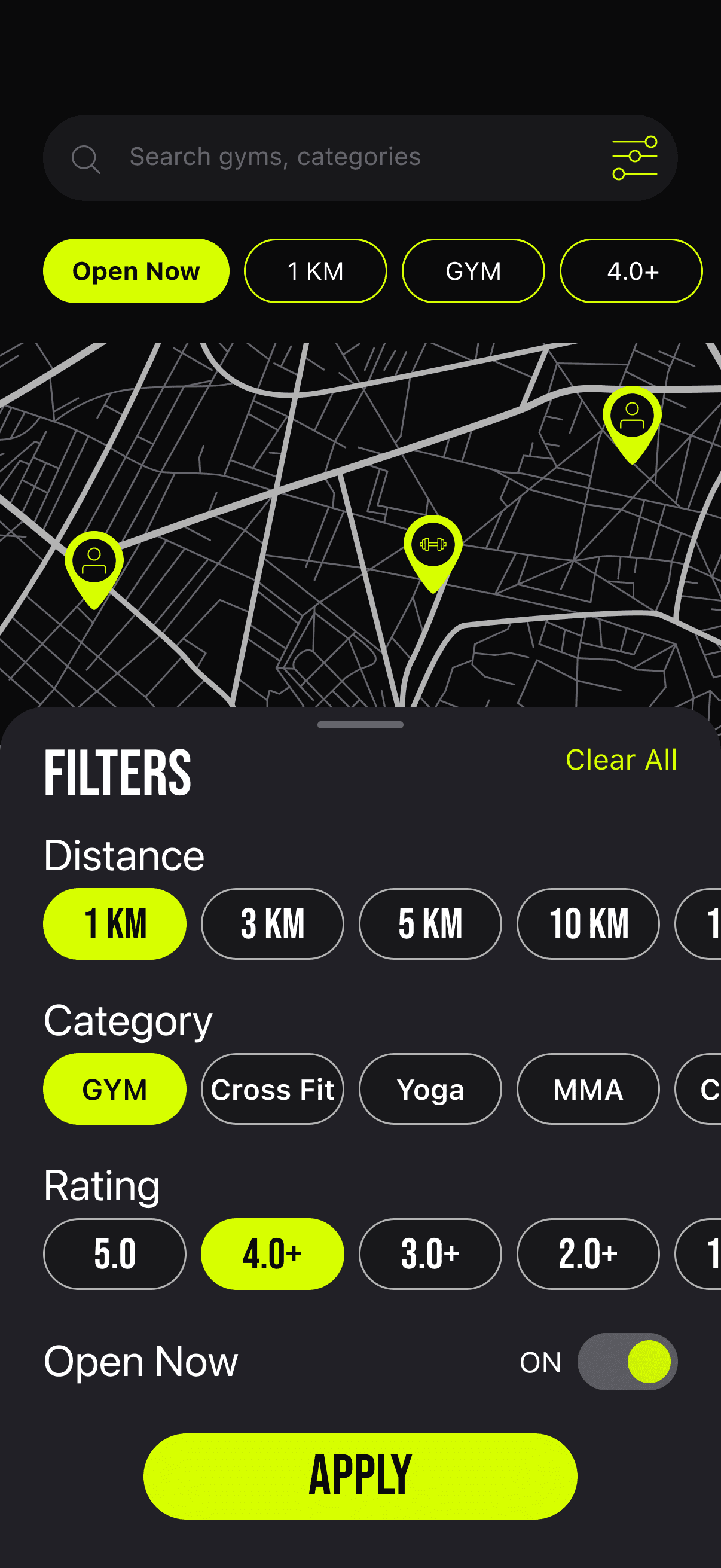 Search & Filter Engine